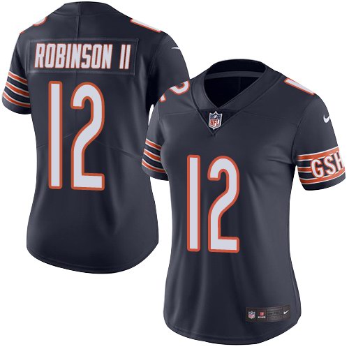Nike Bears 12 Allen Robinson II Navy Women Color Rush Limited Jersey Nike Bears 12 Allen Robinson II Navy Women Color Rush Limited Jersey