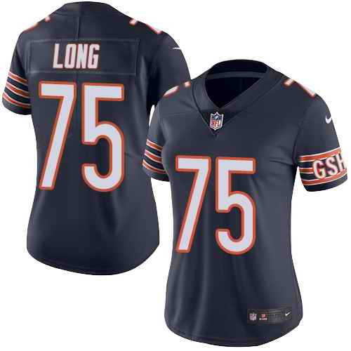 Nike Bears 75 Kyle Long Navy Women Color Rush Limited Jersey Nike Bears 75 Kyle Long Navy Women Color Rush Limited Jersey