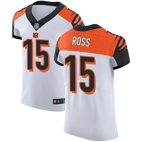 Nike Bengals #15 John Ross White Men's Stitched NFL Vapor Untouchable Elite Jersey Nike Bengals #15 John Ross White Men's Stitched NFL Vapor Untouchable Elite Jersey