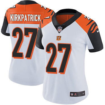 Nike Bengals #27 Dre Kirkpatrick White Women's Stitched NFL Vapor Untouchable Limited Jersey Nike Bengals #27 Dre Kirkpatrick White Women's Stitched NFL Vapor Untouchable Limited Jersey
