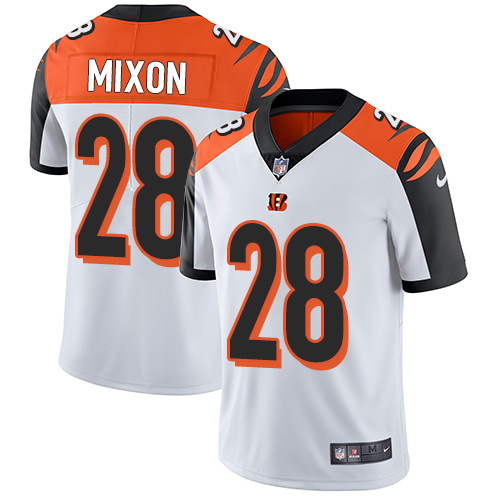 Nike Bengals #28 Joe Mixon White Youth Stitched NFL Vapor Untouchable Limited Jersey Nike Bengals #28 Joe Mixon White Youth Stitched NFL Vapor Untouchable Limited Jersey