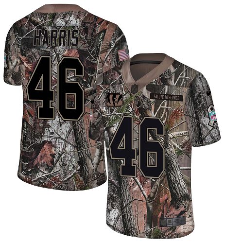 Nike Bengals #46 Clark Harris Camo Youth Stitched NFL Limited Rush Realtree Jersey Nike Bengals #46 Clark Harris Camo Youth Stitched NFL Limited Rush Realtree Jersey