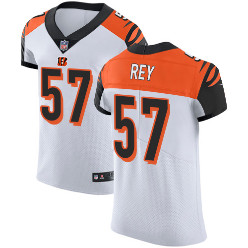 Nike Bengals #57 Vincent Rey White Men's Stitched NFL Vapor Untouchable Elite Jersey Nike Bengals #57 Vincent Rey White Men's Stitched NFL Vapor Untouchable Elite Jersey