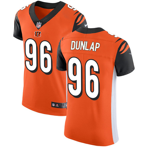 Nike Bengals #96 Carlos Dunlap Orange Alternate Men's Stitched NFL Vapor Untouchable Elite Jersey Nike Bengals #96 Carlos Dunlap Orange Alternate Men's Stitched NFL Vapor Untouchable Elite Jersey