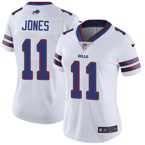 Nike Bills #11 Zay Jones White Women's Stitched NFL Vapor Untouchable Limited Jersey Nike Bills #11 Zay Jones White Women's Stitched NFL Vapor Untouchable Limited Jersey