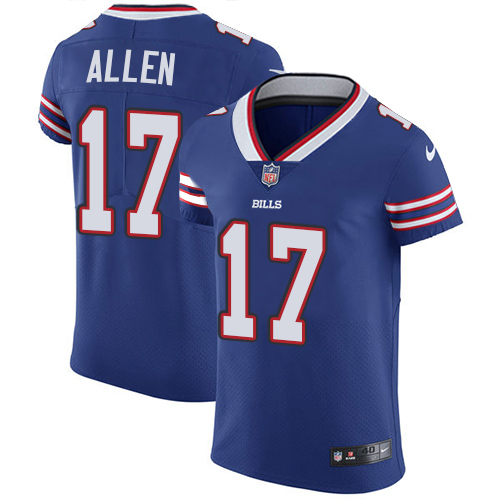 Nike Bills #17 Josh Allen Royal Blue Team Color Men's Stitched NFL Vapor Untouchable Elite Jersey Nike Bills #17 Josh Allen Royal Blue Team Color Men's Stitched NFL Vapor Untouchable Elite Jersey