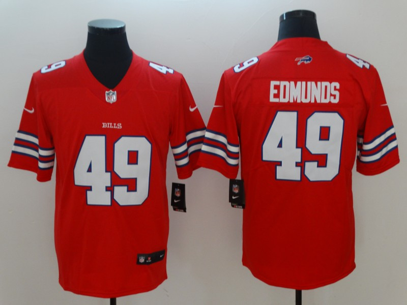 Nike Bills 49 Tremaine Edmunds Red Vapor Untouchable Limited Jersey Nike Bills 49 Tremaine Edmunds Red Vapor Untouchable Limited Jersey