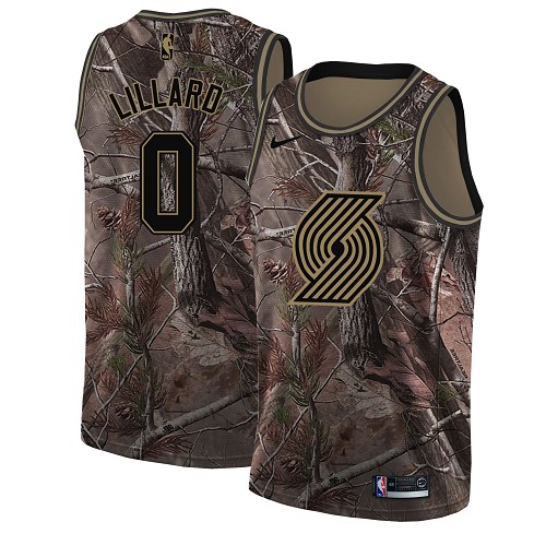 Nike Blazers #0 Damian Lillard Camo NBA Swingman Realtree Collection Jersey Nike Blazers #0 Damian Lillard Camo NBA Swingman Realtree Collection Jersey