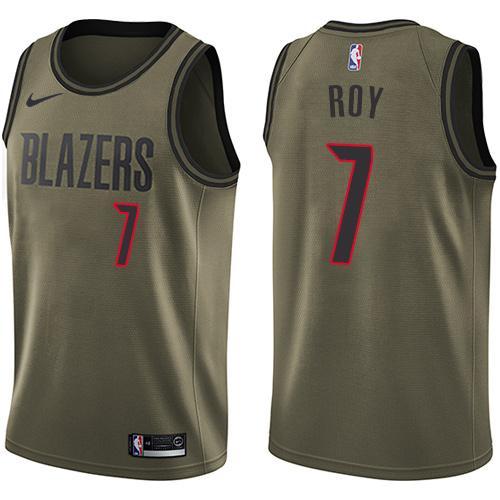 Nike Blazers #7 Brandon Roy Green Salute to Service NBA Swingman Jersey Nike Blazers #7 Brandon Roy Green Salute to Service NBA Swingman Jersey