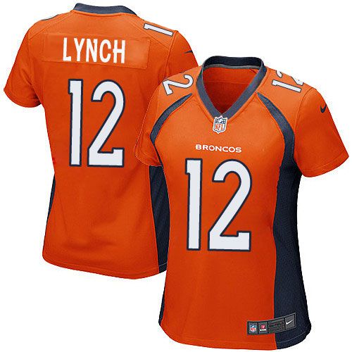Nike Broncos #12 Paxton Lynch Orange Team Color Women's Stitched NFL New Elite Jersey Nike Broncos #12 Paxton Lynch Orange Team Color Women's Stitched NFL New Elite Jersey