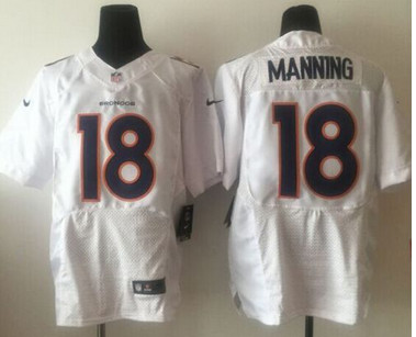 Nike Broncos #18 Peyton Manning White Men's Stitched NFL Elite Event Jersey Nike Broncos #18 Peyton Manning White Men's Stitched NFL Elite Event Jersey