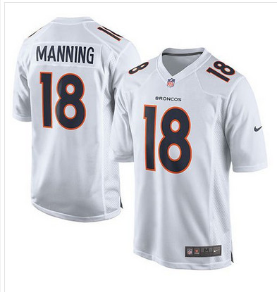 Nike Broncos #18 Peyton Manning White Men's Stitched NFL Game Event Jersey Nike Broncos #18 Peyton Manning White Men's Stitched NFL Game Event Jersey