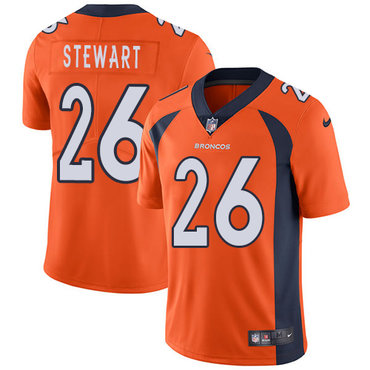 Nike Broncos #26 Darian Stewart Orange Team Color Men's Stitched NFL Vapor Untouchable Limited Jersey Nike Broncos #26 Darian Stewart Orange Team Color Men's Stitched NFL Vapor Untouchable Limited Jersey