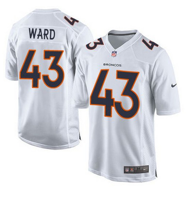 Nike Broncos #43 T.J. Ward White Men's Stitched NFL Game Event Jersey Nike Broncos #43 T.J. Ward White Men's Stitched NFL Game Event Jersey