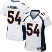 Nike Broncos #54 Brandon Marshall White Women Stitched NF Jersey Nike Broncos #54 Brandon Marshall White Women Stitched NF Jersey