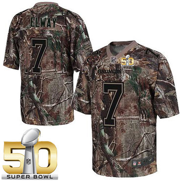 Nike Broncos #7 John Elway Camo Super Bowl 50 Men's Stitched NFL Realtree Elite Jersey Nike Broncos #7 John Elway Camo Super Bowl 50 Men's Stitched NFL Realtree Elite Jersey