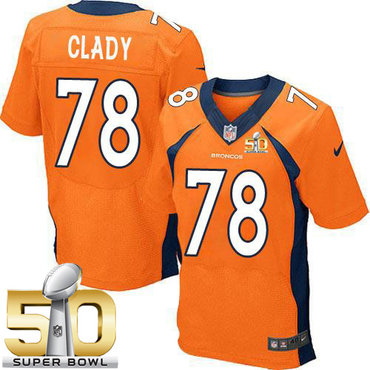 Nike Broncos #78 Ryan Clady Orange Team Color Super Bowl 50 Men's Stitched NFL New Elite Jersey Nike Broncos #78 Ryan Clady Orange Team Color Super Bowl 50 Men's Stitched NFL New Elite Jersey