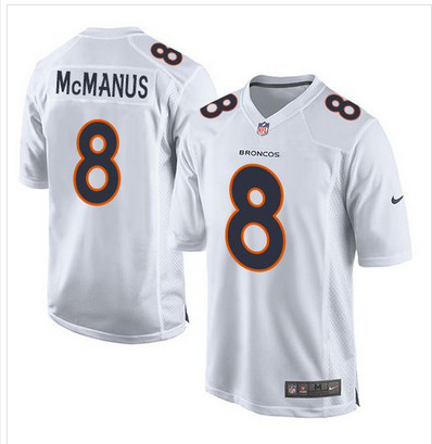 Nike Broncos #8 Brandon McManus White Men's Stitched NFL Game Event Jersey Nike Broncos #8 Brandon McManus White Men's Stitched NFL Game Event Jersey