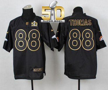 Nike Broncos #88 Demaryius Thomas Black Gold No. Fashion Super Bowl 50 Men's Stitched NFL Elite Jersey Nike Broncos #88 Demaryius Thomas Black Gold No. Fashion Super Bowl 50 Men's Stitched NFL Elite Jersey