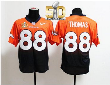 Nike Broncos #88 Demaryius Thomas OrangeNavy Blue Super Bowl 50 Men's Stitched NFL Elite Fadeaway Fashion Jersey Nike Broncos #88 Demaryius Thomas OrangeNavy Blue Super Bowl 50 Men's Stitched NFL Elite Fadeaway Fashion Jersey