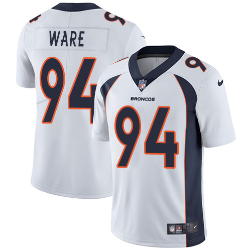 Nike Broncos #94 DeMarcus Ware White Men's Stitched NFL Vapor Untouchable Limited Jersey Nike Broncos #94 DeMarcus Ware White Men's Stitched NFL Vapor Untouchable Limited Jersey