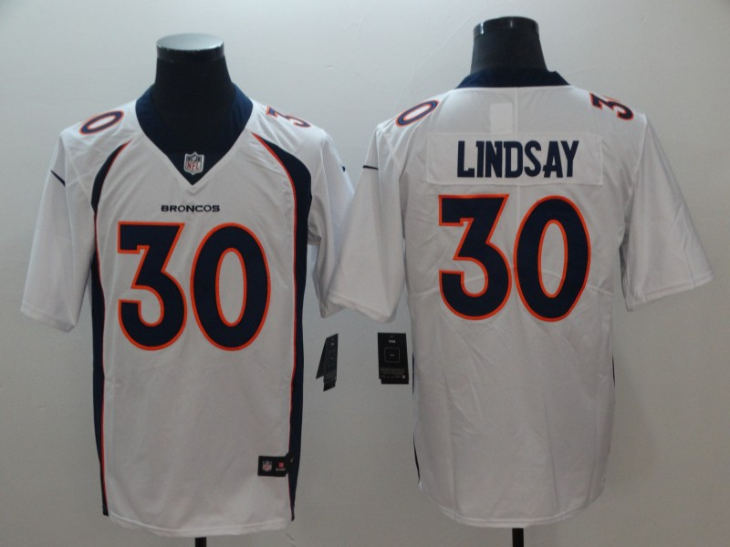 Nike Broncos 30 Phillip Lindsay White Vapor Untouchable Limited Jersey Nike Broncos 30 Phillip Lindsay White Vapor Untouchable Limited Jersey