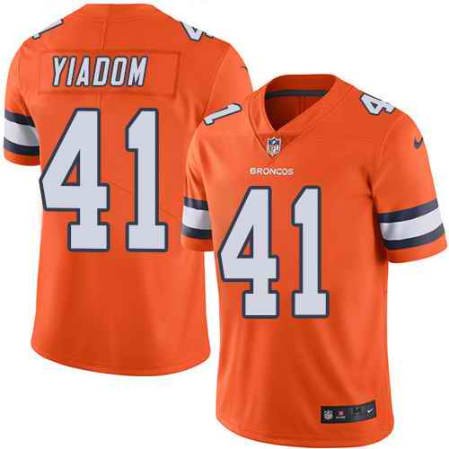 Nike Broncos 41 Isaac Yiadom Orange Color Rush Limited Jersey Nike Broncos 41 Isaac Yiadom Orange Color Rush Limited Jersey