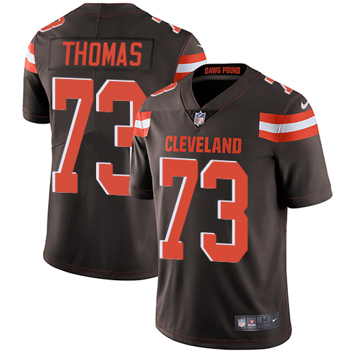 Nike Browns #73 Joe Thomas Brown Team Color Men's Stitched NFL Vapor Untouchable Limited Jersey Nike Browns #73 Joe Thomas Brown Team Color Men's Stitched NFL Vapor Untouchable Limited Jersey