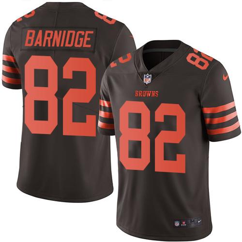 Nike Browns #82 Gary Barnidge Brown Men's Stitched NFL Limited Rush Jersey Nike Browns #82 Gary Barnidge Brown Men's Stitched NFL Limited Rush Jersey