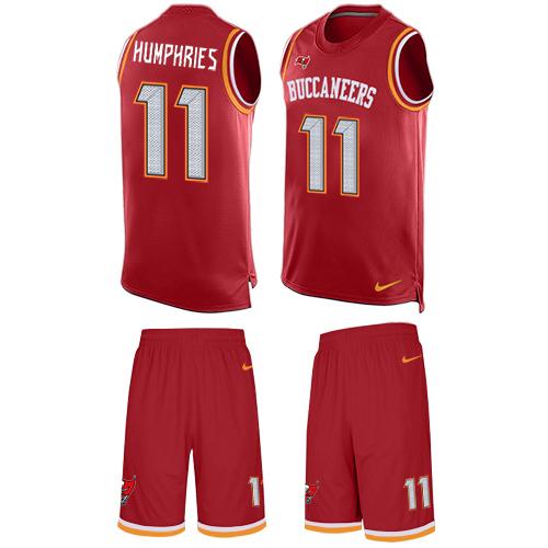 Nike Buccaneers #11 Adam Humphries Red Team Color Men's Stitched NFL Limited Tank Top Suit Jersey Nike Buccaneers #11 Adam Humphries Red Team Color Men's Stitched NFL Limited Tank Top Suit Jersey