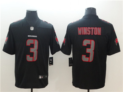Nike Buccaneers #3 Jameis Winston Black Vapor Impact Limited Jersey Nike Buccaneers #3 Jameis Winston Black Vapor Impact Limited Jersey