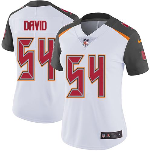 Nike Buccaneers #54 Lavonte David White Women's Stitched NFL Vapor Untouchable Limited Jersey Nike Buccaneers #54 Lavonte David White Women's Stitched NFL Vapor Untouchable Limited Jersey