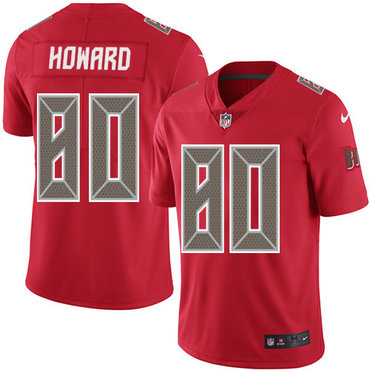 Nike Buccaneers #80 O. J. Howard Red Men's Stitched NFL Limited Rush Jersey Nike Buccaneers #80 O. J. Howard Red Men's Stitched NFL Limited Rush Jersey
