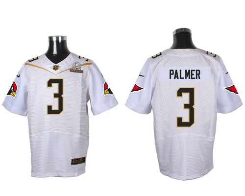 Nike Cardinals #3 Carson Palmer White 2016 Pro Bowl Men's Stitched NFL Elite Jersey Nike Cardinals #3 Carson Palmer White 2016 Pro Bowl Men's Stitched NFL Elite Jersey