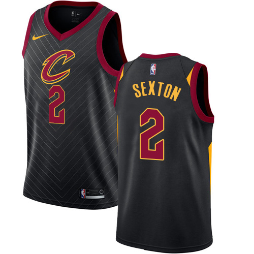 Nike Cavaliers #2 Collin Sexton Black NBA Swingman Statement Edition Jersey Nike Cavaliers #2 Collin Sexton Black NBA Swingman Statement Edition Jersey