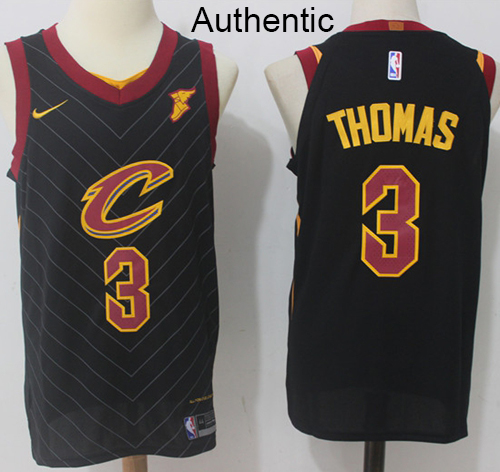 Nike Cavaliers #3 Isaiah Thomas Black Statement Edition NBA Authentic Jersey Nike Cavaliers #3 Isaiah Thomas Black Statement Edition NBA Authentic Jersey