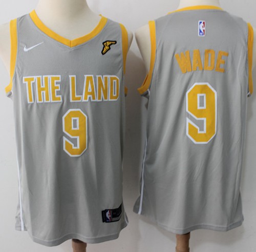 Nike Cavaliers #9 Dwyane Wade Gray NBA Swingman City Edition Jersey Nike Cavaliers #9 Dwyane Wade Gray NBA Swingman City Edition Jersey