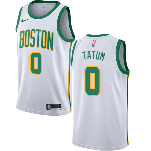 Nike Celtics #0 Jayson Tatum White NBA Swingman City Edition 2018 19 Jersey Nike Celtics #0 Jayson Tatum White NBA Swingman City Edition 2018 19 Jersey