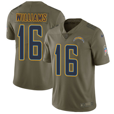 Nike Chargers #16 Tyrell Williams Olive Youth Stitched NFL Limited 2017 Salute to Service Jersey Nike Chargers #16 Tyrell Williams Olive Youth Stitched NFL Limited 2017 Salute to Service Jersey