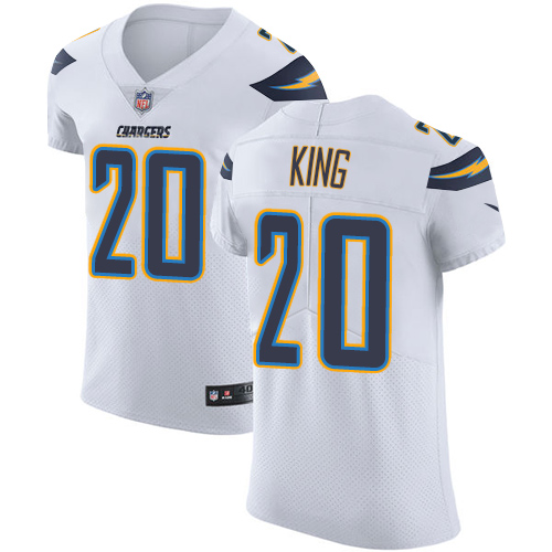 Nike Chargers #20 Desmond King White Men's Stitched NFL Vapor Untouchable Elite Jersey Nike Chargers #20 Desmond King White Men's Stitched NFL Vapor Untouchable Elite Jersey