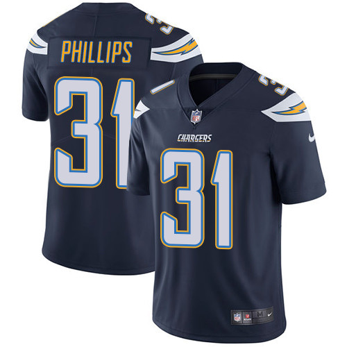 Nike Chargers #31 Adrian Phillips Navy Blue Team Color Men's Stitched NFL Vapor Untouchable Limited Jersey Nike Chargers #31 Adrian Phillips Navy Blue Team Color Men's Stitched NFL Vapor Untouchable Limited Jersey