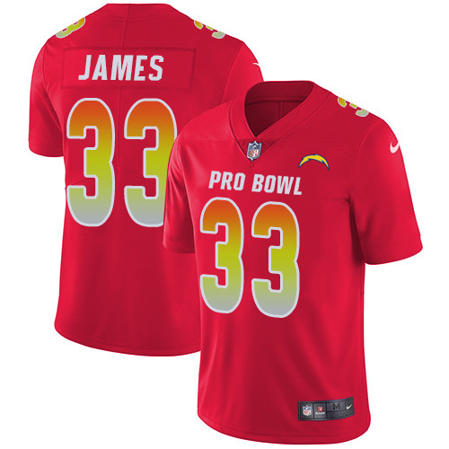Nike Chargers #33 Derwin James Red Men's Stitched NFL Limited AFC 2019 Pro Bowl Jersey Nike Chargers #33 Derwin James Red Men's Stitched NFL Limited AFC 2019 Pro Bowl Jersey