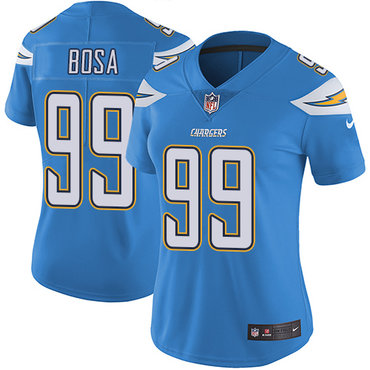 Nike Chargers #99 Joey Bosa Electric Blue Alternate Women's Stitched NFL Vapor Untouchable Limited Jersey Nike Chargers #99 Joey Bosa Electric Blue Alternate Women's Stitched NFL Vapor Untouchable Limited Jersey