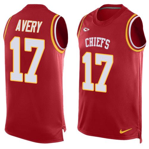 Nike Chiefs #17 Donnie Avery Red Team Color Men's Stitched NFL Limited Tank Top Jersey Nike Chiefs #17 Donnie Avery Red Team Color Men's Stitched NFL Limited Tank Top Jersey