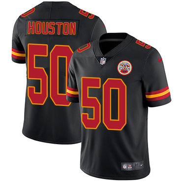 Nike Chiefs #50 Justin Houston Black Youth Stitched NFL Limited Rush Jersey Nike Chiefs #50 Justin Houston Black Youth Stitched NFL Limited Rush Jersey