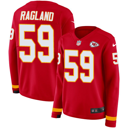 Nike Chiefs #59 Reggie Ragland Red Team Color Women's Stitched NFL Nike Chiefs #59 Reggie Ragland Red Team Color Women's Stitched NFL