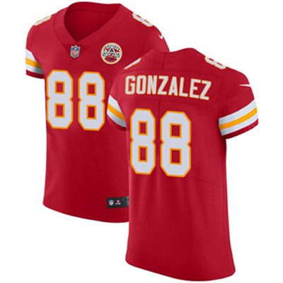 Nike Chiefs #88 Tony Gonzalez Red Team Color Men's Stitched NFL Vapor Untouchable Elite Jersey Nike Chiefs #88 Tony Gonzalez Red Team Color Men's Stitched NFL Vapor Untouchable Elite Jersey