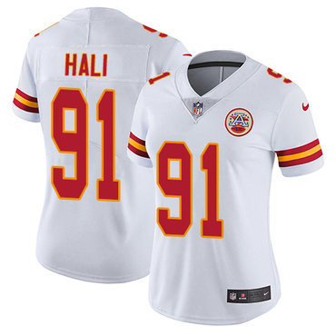 Nike Chiefs #91 Tamba Hali White Women's Stitched NFL Vapor Untouchable Limited Jersey Nike Chiefs #91 Tamba Hali White Women's Stitched NFL Vapor Untouchable Limited Jersey