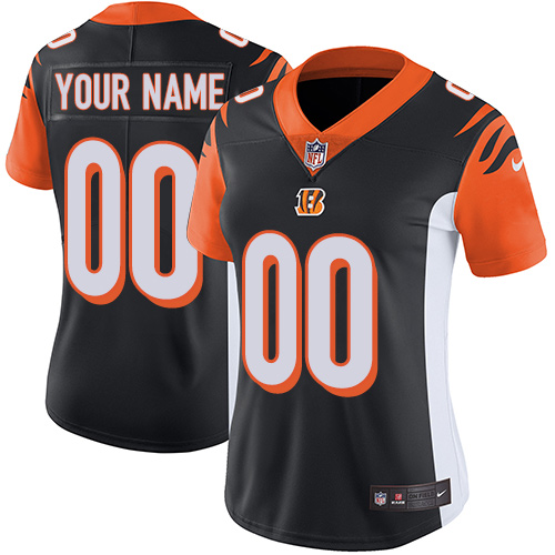 Nike Cincinnati Bengals Elite Black Home Women's Jersey NFL Vapor Untouchable Customized jerseys Nike Cincinnati Bengals Elite Black Home Women's Jersey NFL Vapor Untouchable Customized jerseys