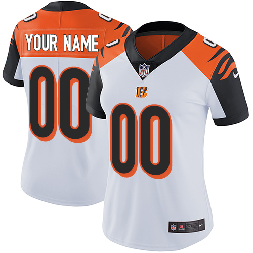 Nike Cincinnati Bengals Elite White Road Women's Jersey NFL Vapor Untouchable Customized jerseys Nike Cincinnati Bengals Elite White Road Women's Jersey NFL Vapor Untouchable Customized jerseys